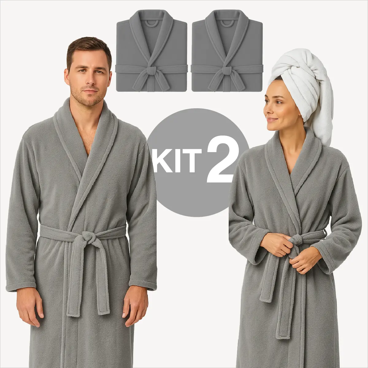 Kit 2 roupões